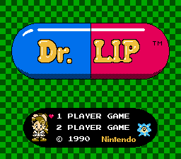 Dr. Lip Title Screen